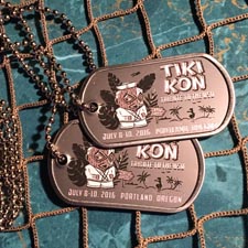 Tiki Kon USO (2016) Souvenir Dog Tag